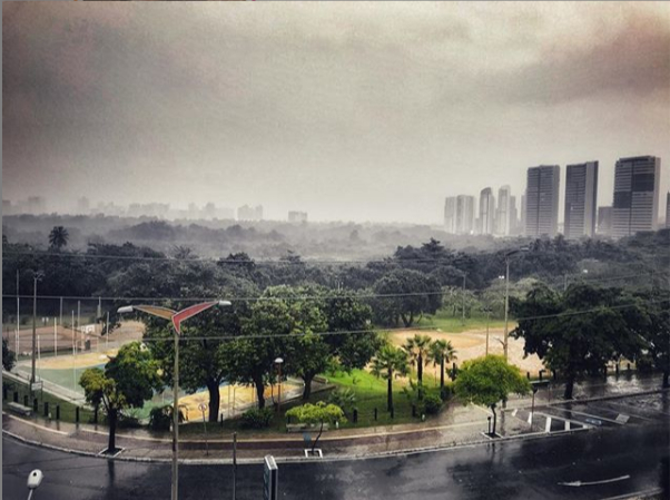 As precipitações em Fortaleza concentram-se, principalmente, no período da manhã (FOTO: Candice Machado)