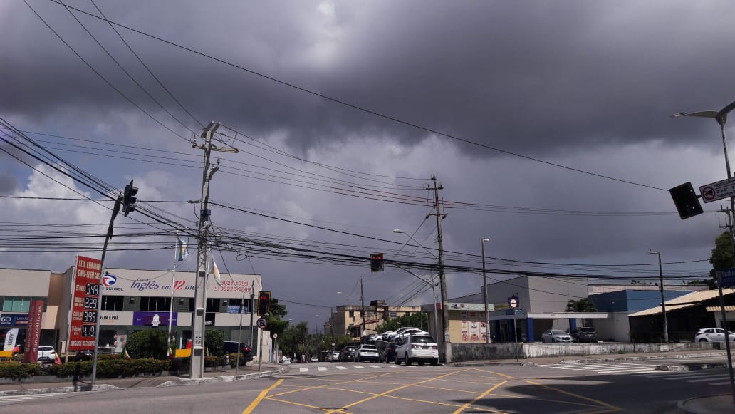 Fortaleza recebeu chuvas nas últimas 24 horas (FOTO: Jorge Eduardo)