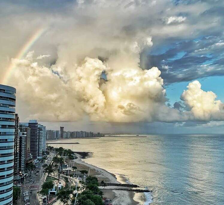 Fortaleza foi uma das cidades beneficiadas com chuva (FOTO: Luciana Otoch)