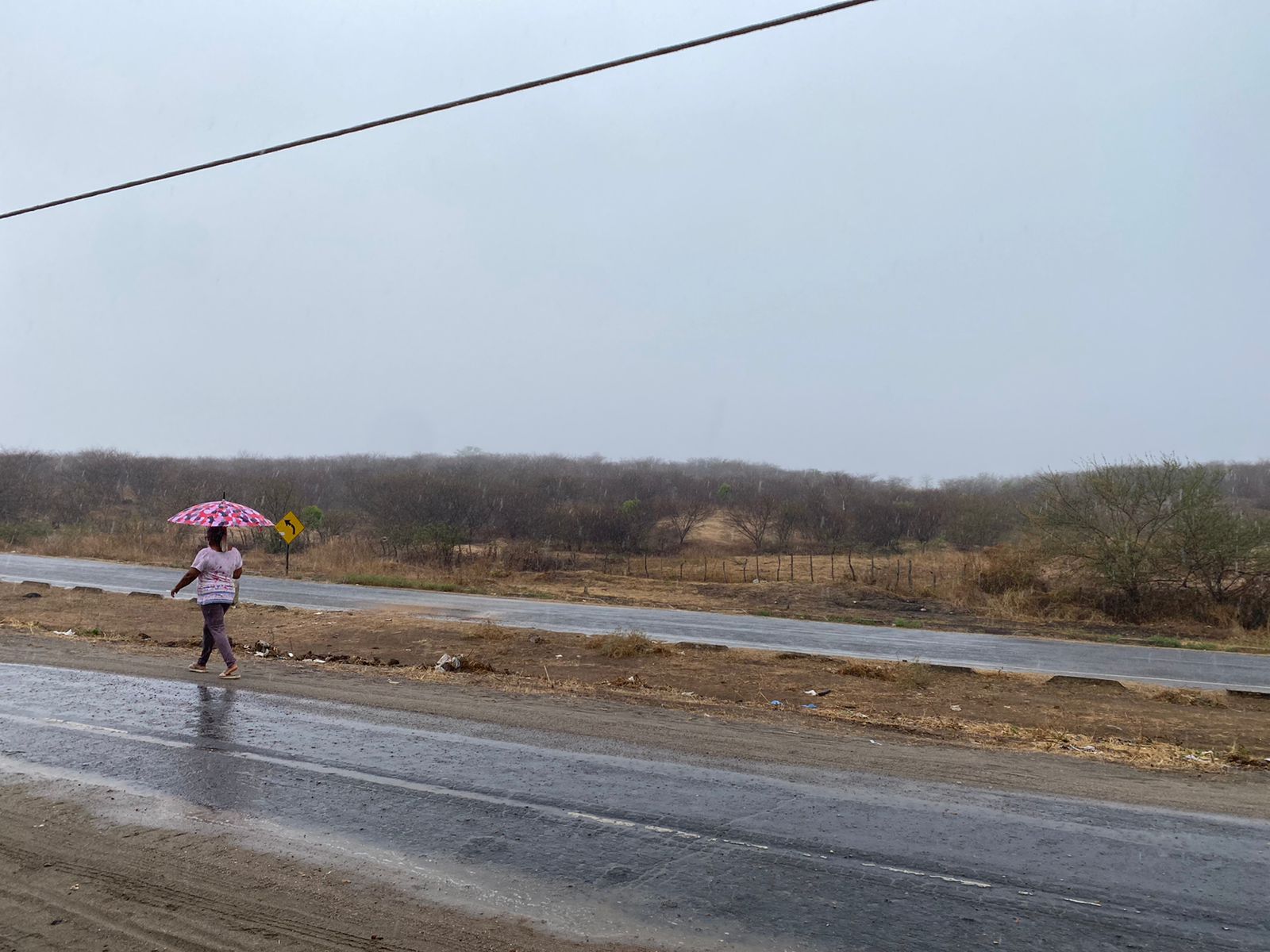 Cedro, no Cariri, foi um dos municípios com chuva (Marciel Bezerra)