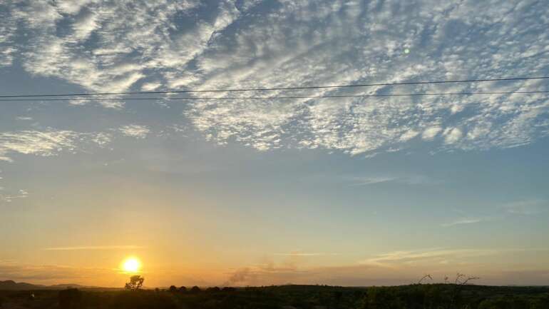 Possibilidade de chuvas no Ceará. (Foto: Marciel Bezerra)