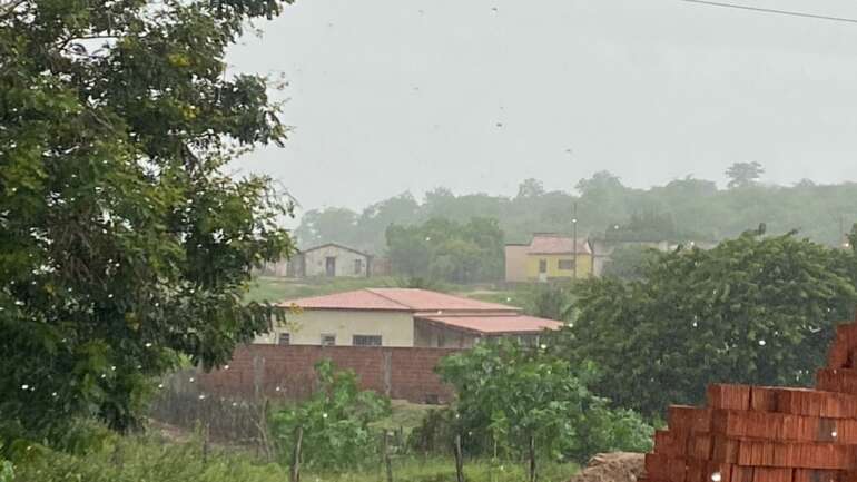 Chuvas com mais de 80milímetros no Ceará. (Foto: Marciel Bezerra)