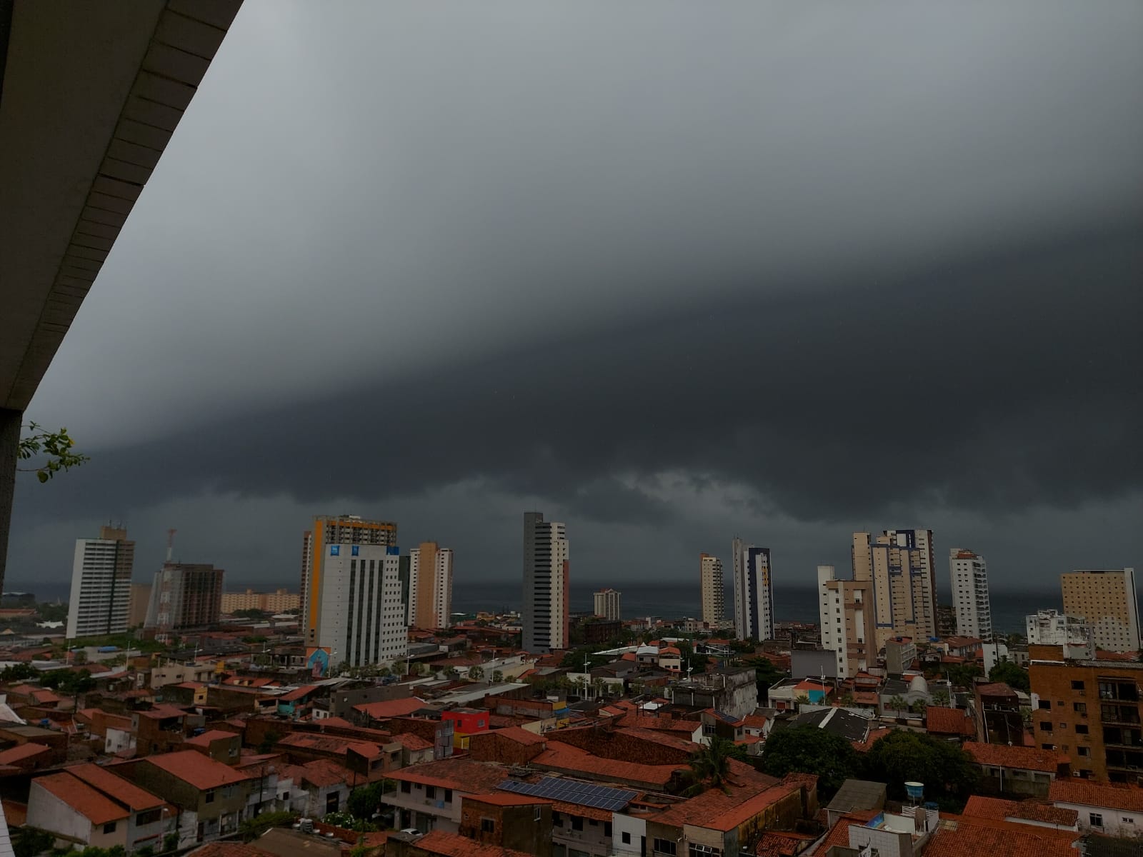 Em Fortaleza, um dos acumulados foi de 26,4 mm (FOTO: Danniel Monteiro)