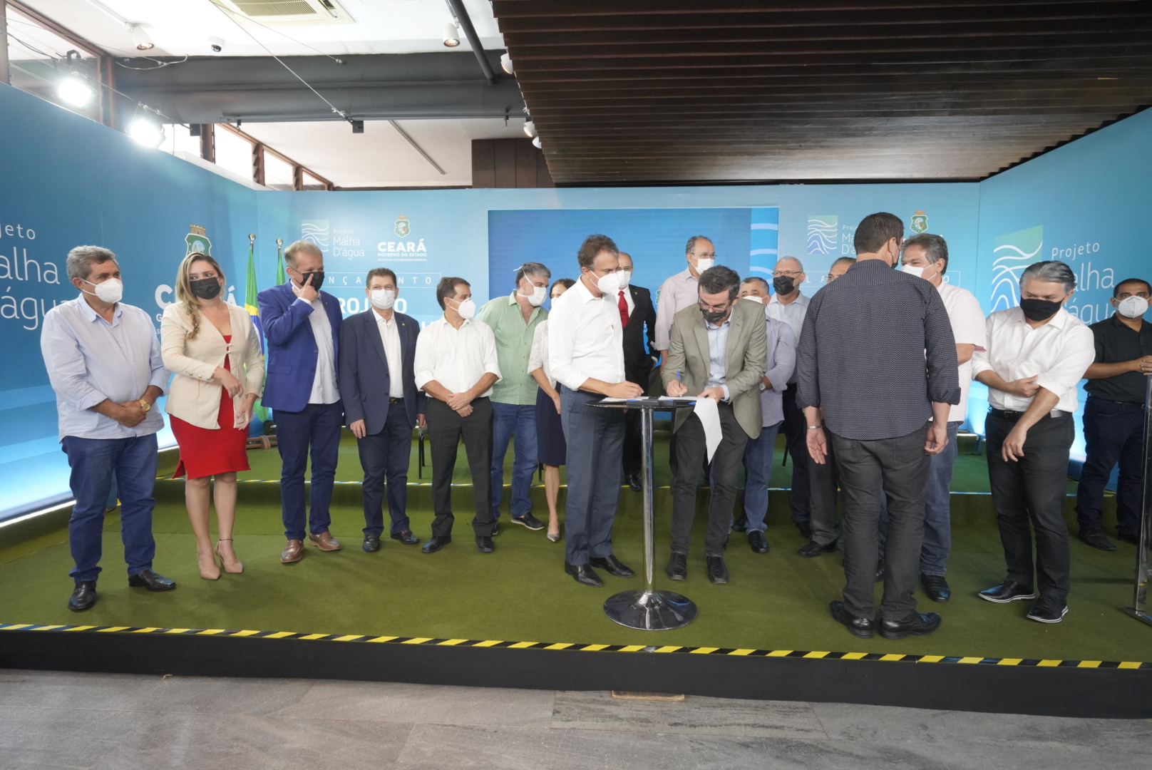 O presidente da Funceme, Eduardo Sávio Martins, participou do evento de lançamento (FOTO: Carlos Gibaja e Tiago Stille/Governo do Ceará)