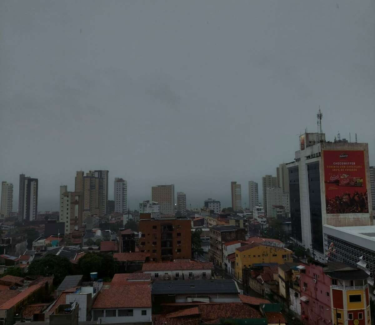 Fortaleza recebeu precipitações expressivas (FOTO: Daniel Monteiro)