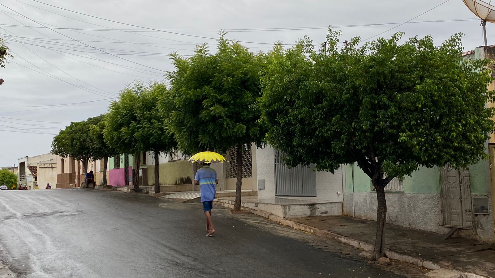 Sistema frontal próximo à Bahia é um dos principais responsáveis pela chuva (FOTO: Marciel Bezerra)