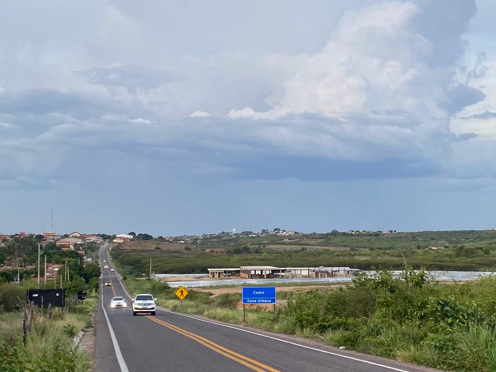 Áreas de instabilidade colaboraram pra precipitações (FOTO: Marciel Bezerra)