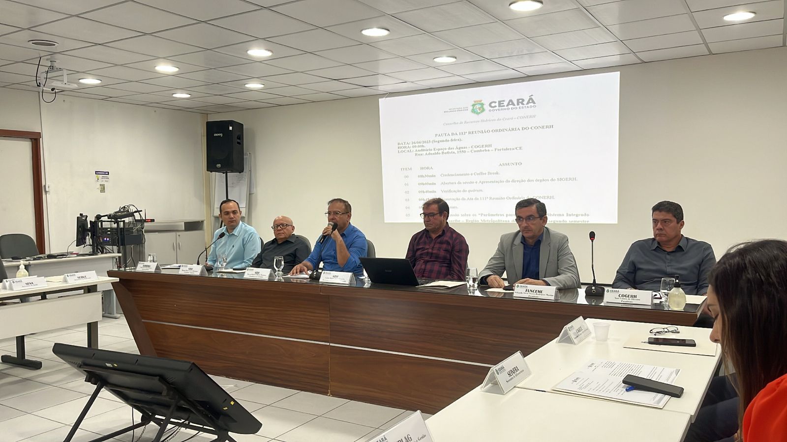 O Conerh é composto por 20 conselheiros distribuídos entre representantes de Secretarias e demais instituições estaduais com atuação na gestão ou no uso dos recursos hídricos (FOTO: Divulgação/SRH)