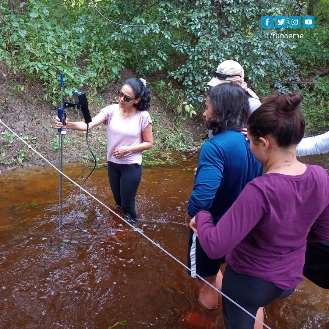 Da Funcene, participaram pesquisadores (as) no Meio Ambiente e dos Recursos Hídricos (FOTO: ASCOM/Funceme)