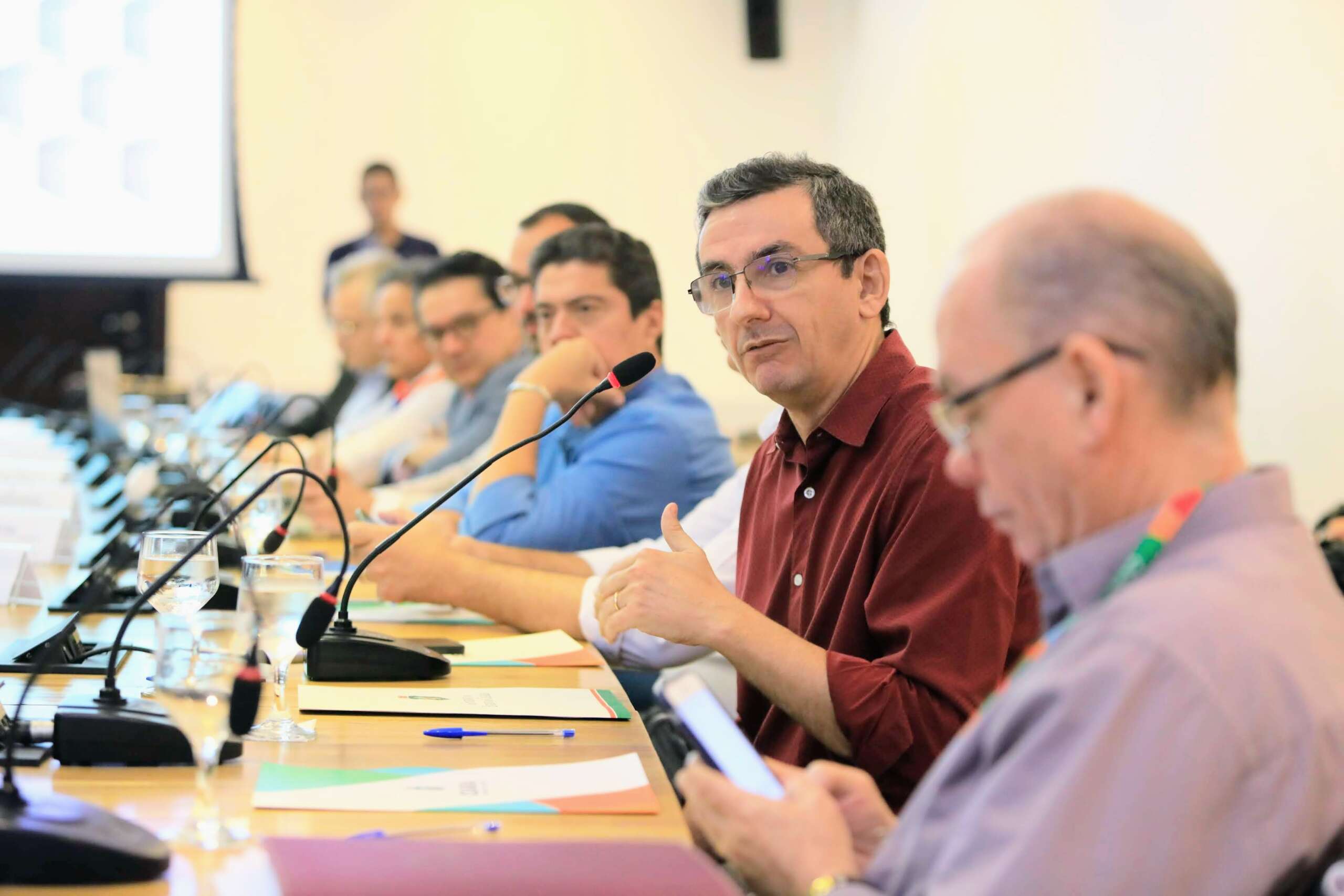 Eduardo Sávio, presidente da Funceme, detalhou o processo que irá se iniciar já nos próximos dias, com novas reuniões, inclusive demandando o Governo Federal (FOTO: Hiane Braun/Governo do Ceará